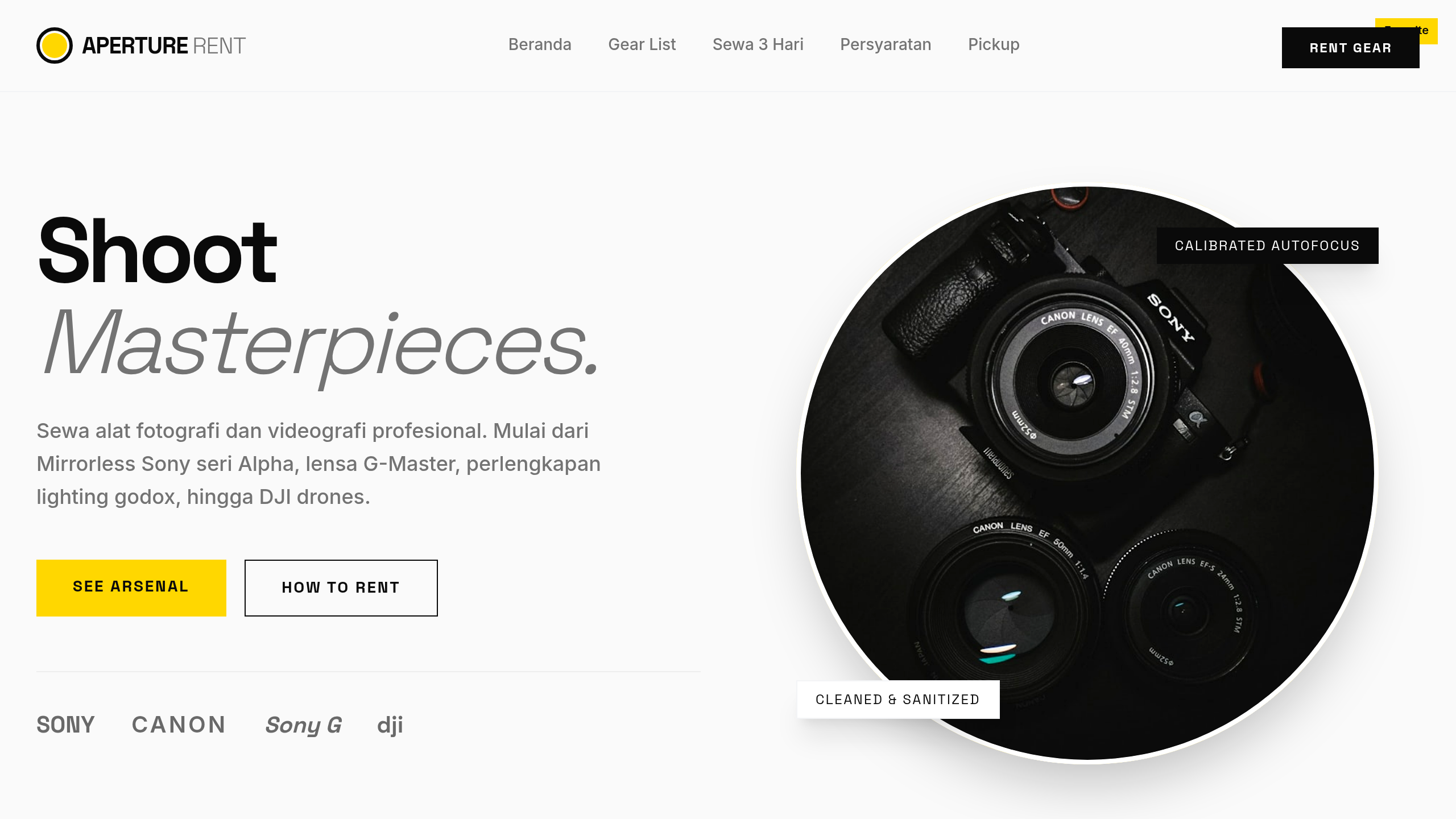 Aperture Camera Rent
